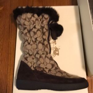 Coach winter boots